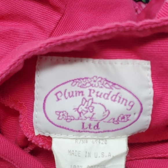 VINTAGE PLUM PUDDING LTD GIRLS DRESS NAVY BLUE PINK FLOWERS FULL SWIRLY SKIRT 6X - Picture 10 of 16